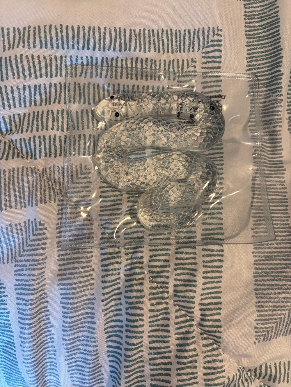 Clear Snake Toy Figurine for Kids Puzzles & Games - Clear